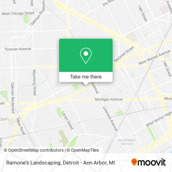 Ramone's Landscaping map