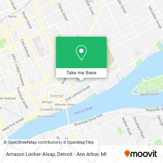 Amazon Locker-Alsap map