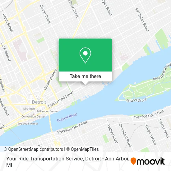 Your Ride Transportation Service map