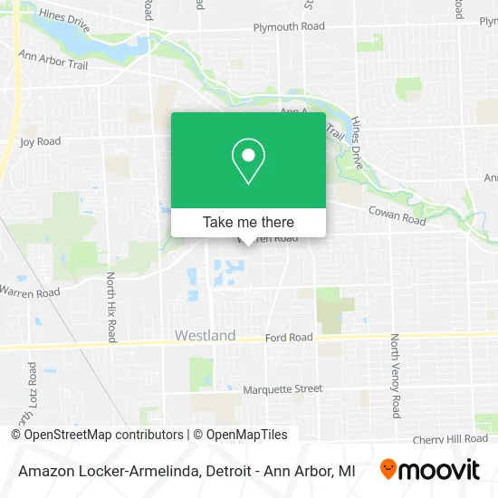 Amazon Locker-Armelinda map