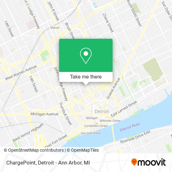 ChargePoint map