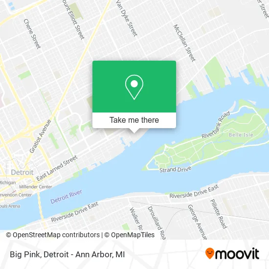 Big Pink map
