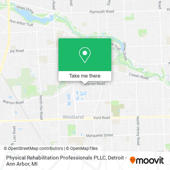 Mapa de Physical Rehabilitation Professionals PLLC