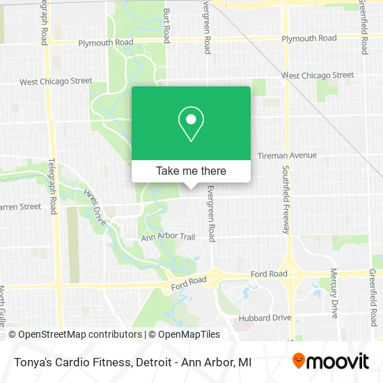 Tonya's Cardio Fitness map