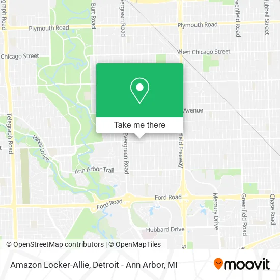 Amazon Locker-Allie map