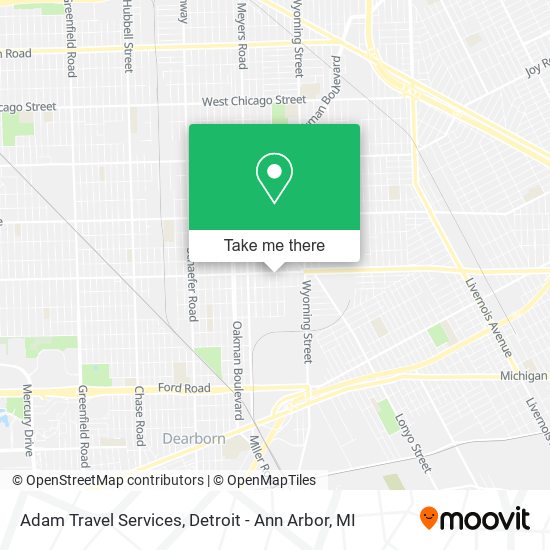Mapa de Adam Travel Services