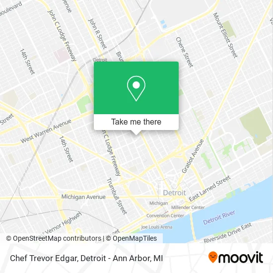 Chef Trevor Edgar map