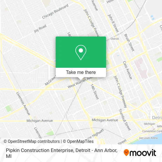 Pipkin Construction Enterprise map