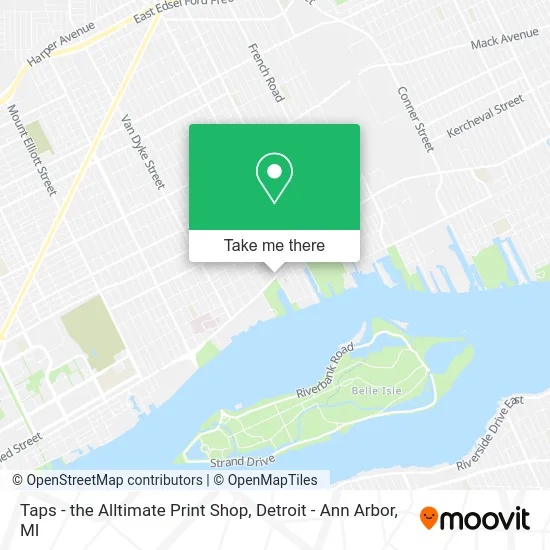 Taps - the Alltimate Print Shop map