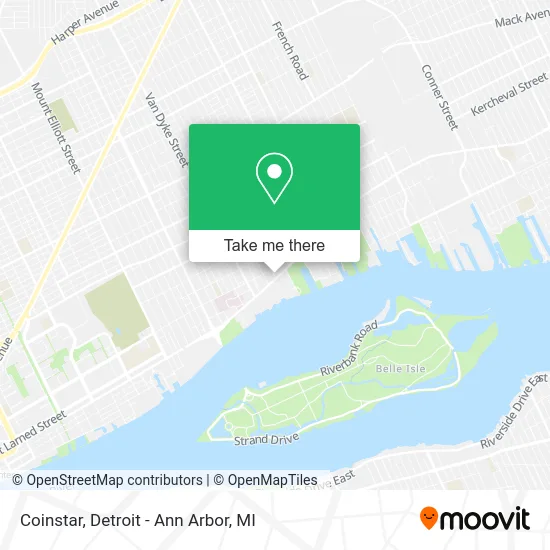 Coinstar map
