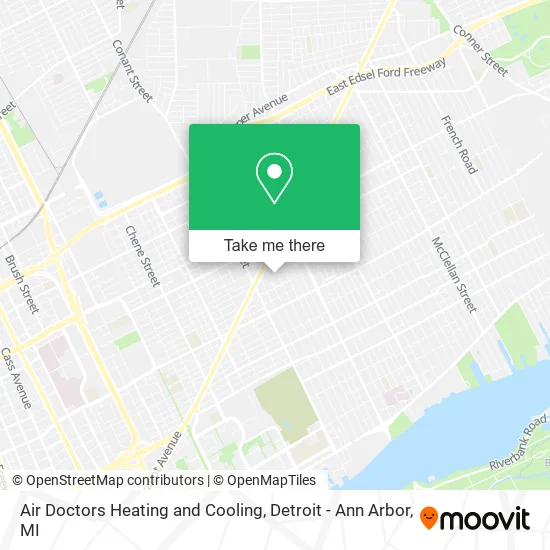 Air Doctors Heating and Cooling map