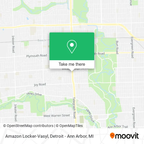 Amazon Locker-Vasyl map