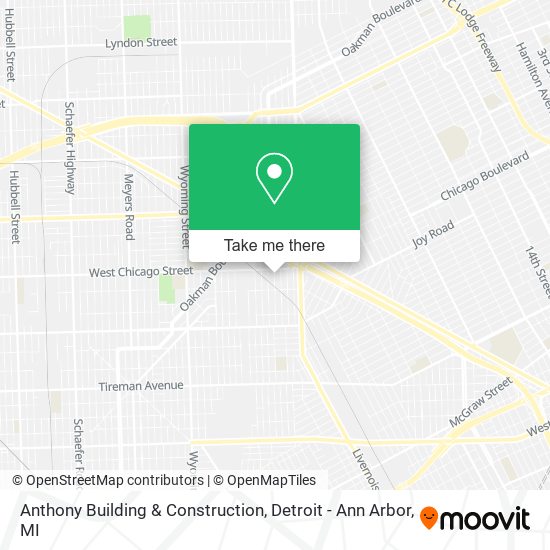 Mapa de Anthony Building & Construction