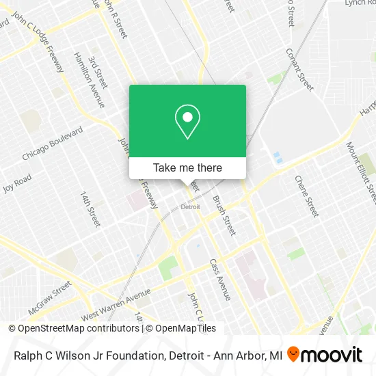 Ralph C Wilson Jr Foundation map