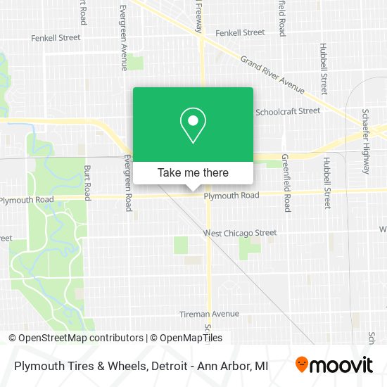 Plymouth Tires & Wheels map