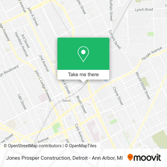 Jones Prosper Construction map
