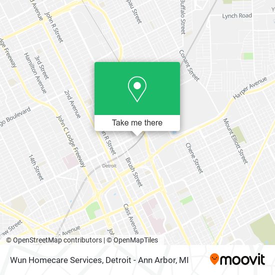 Mapa de Wun Homecare Services