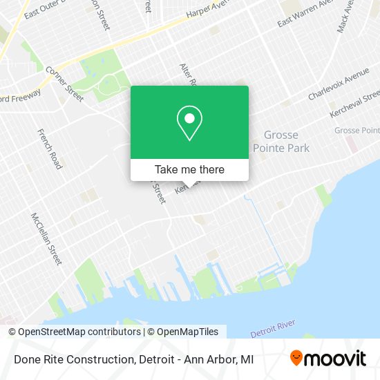 Done Rite Construction map