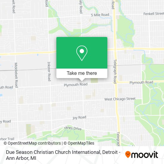 Due Season Christian Church International map