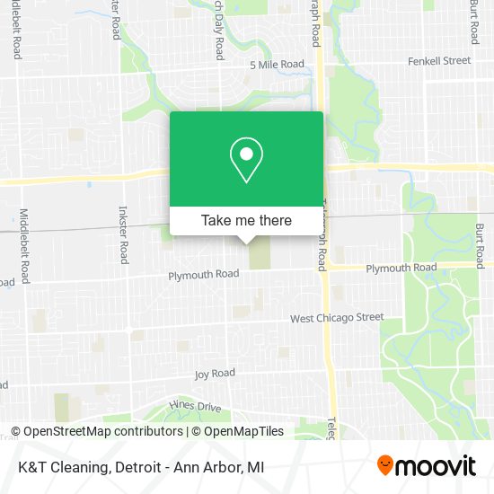 K&T Cleaning map
