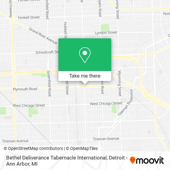 Bethel Deliverance Tabernacle International map