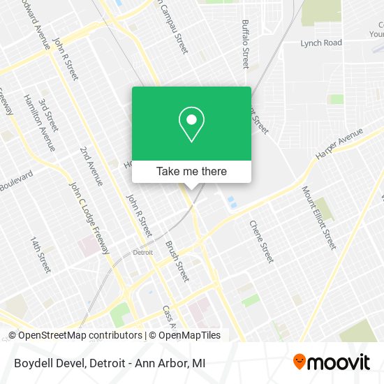 Mapa de Boydell Devel