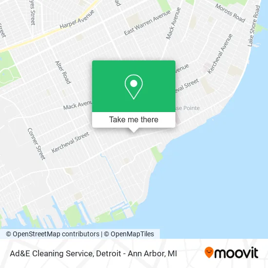 Ad&E Cleaning Service map