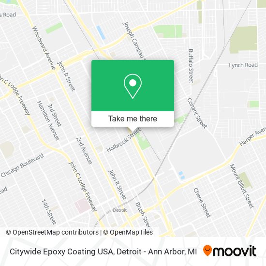 Citywide Epoxy Coating USA map