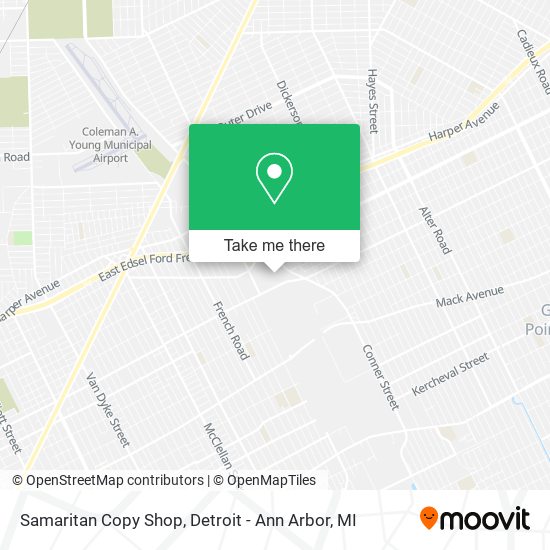 Samaritan Copy Shop map