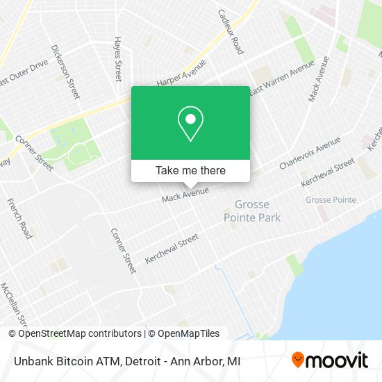 Unbank Bitcoin ATM map