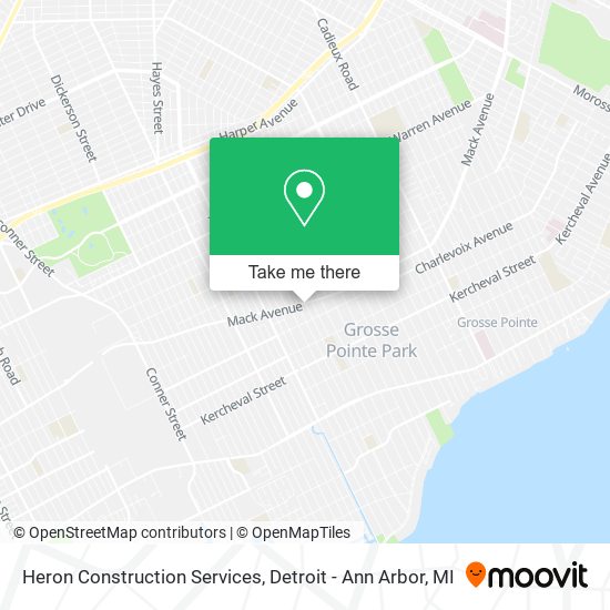 Heron Construction Services map