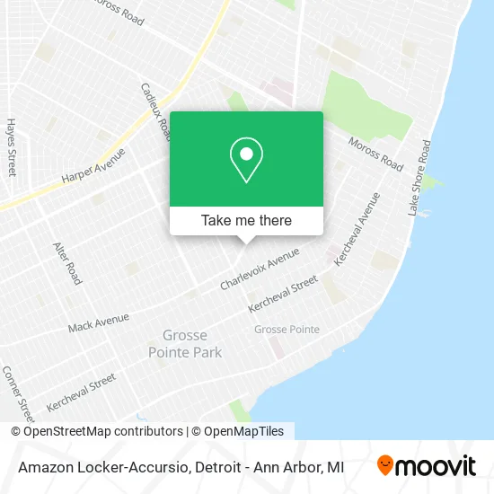 Amazon Locker-Accursio map