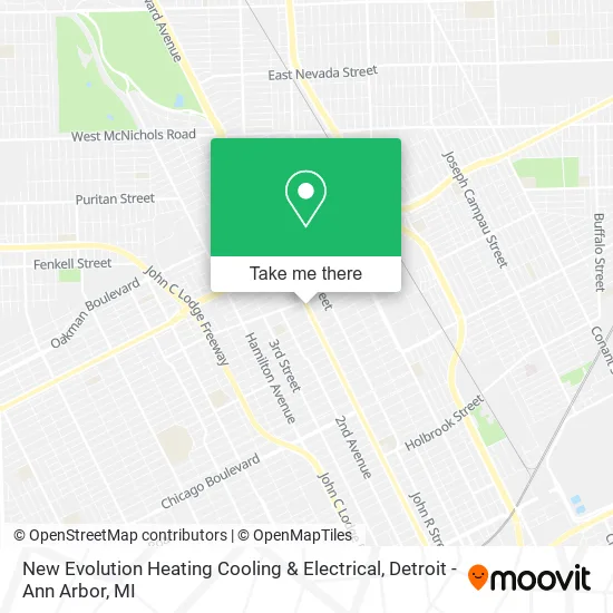 New Evolution Heating Cooling & Electrical map