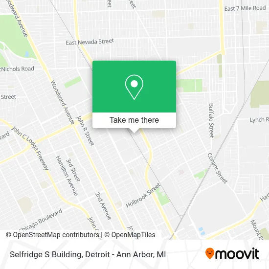 Selfridge S Building map