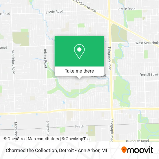 Charmed the Collection map