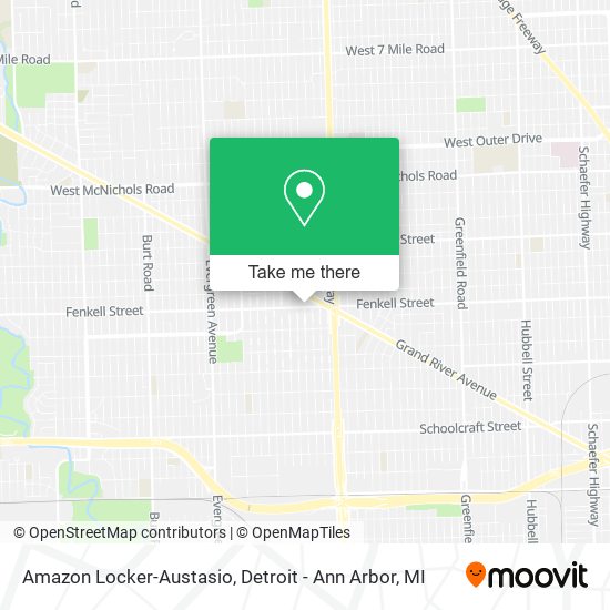 Amazon Locker-Austasio map