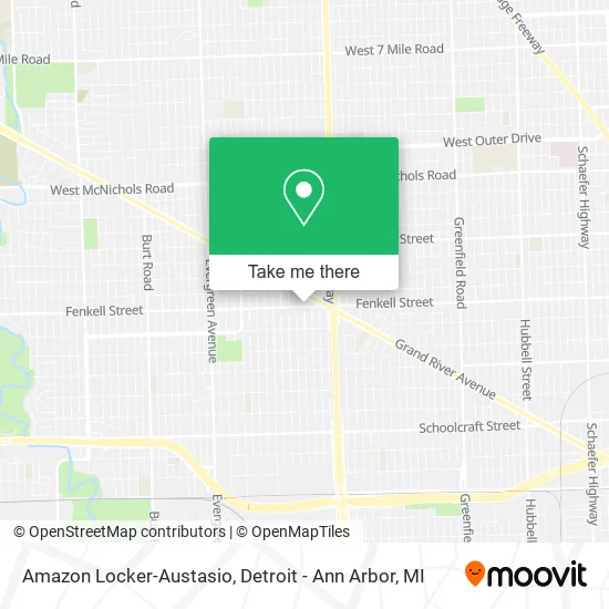 Amazon Locker-Austasio map