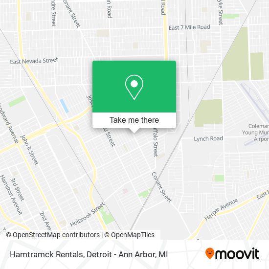 Hamtramck Rentals map