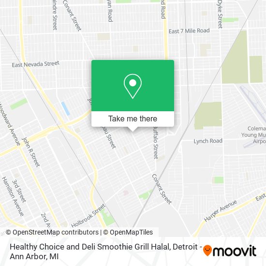 Mapa de Healthy Choice and Deli Smoothie Grill Halal