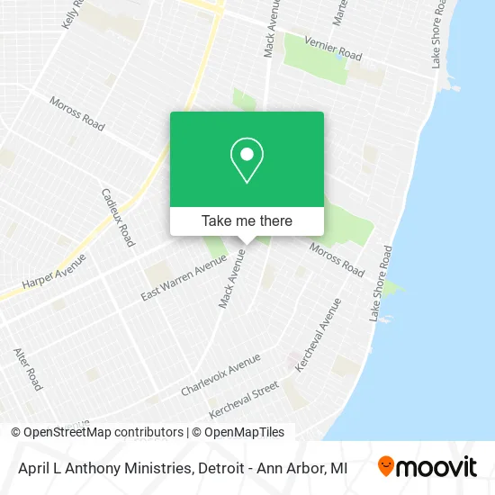 April L Anthony Ministries map