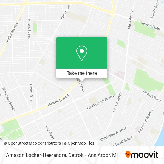 Amazon Locker-Heerandra map