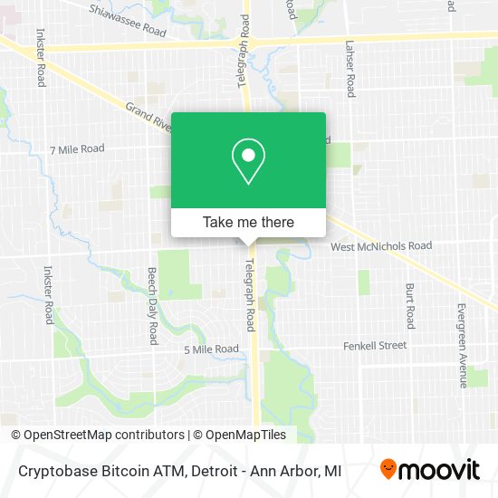 Cryptobase Bitcoin ATM map