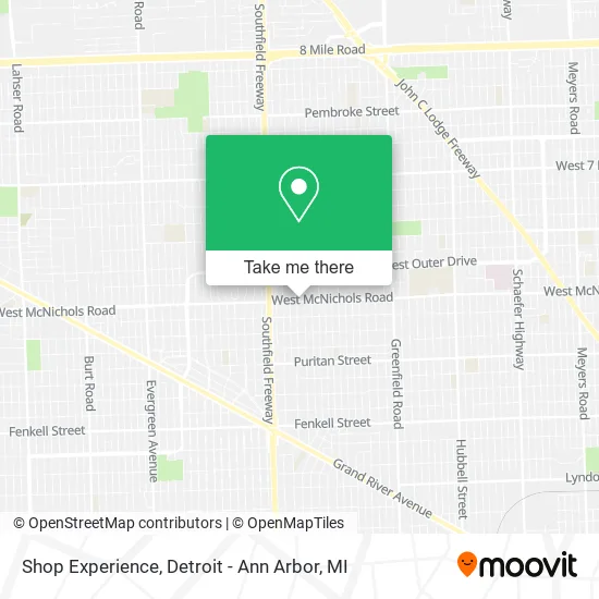 Mapa de Shop Experience
