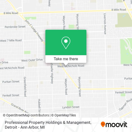Professional Property Holdings & Management map
