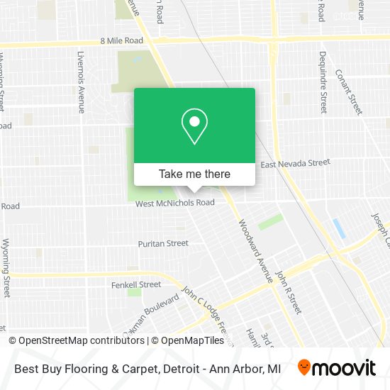 Mapa de Best Buy Flooring & Carpet