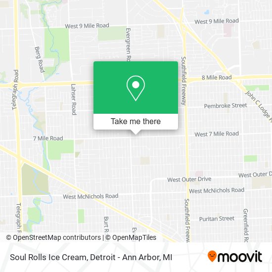 Mapa de Soul Rolls Ice Cream