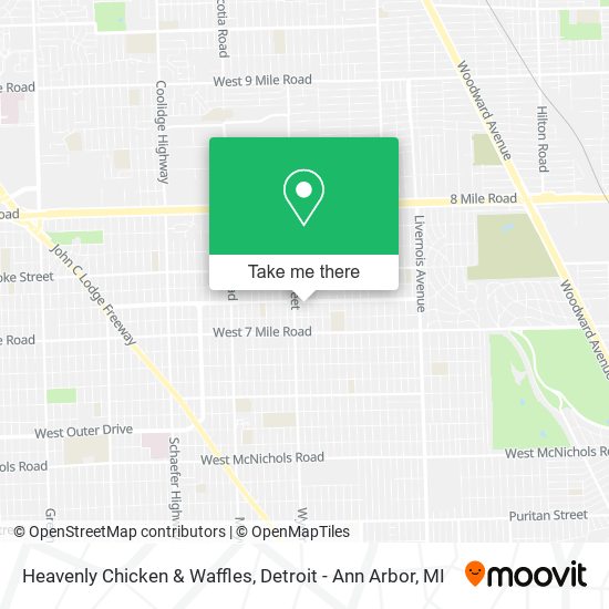 Heavenly Chicken & Waffles map