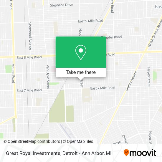 Great Royal Investments map