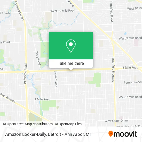 Amazon Locker-Daily map