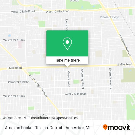 Amazon Locker-Tazlina map